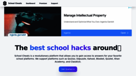 What Schoolcheats.net website looked like in 2022 (2 years ago)