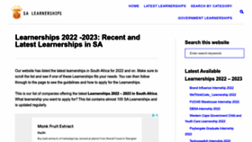 What Salearnership.co.za website looked like in 2022 (1 year ago)