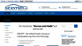 What Stemei.de website looked like in 2022 (1 year ago)