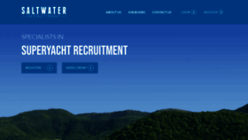 What Saltwaterrecruitment.com website looked like in 2022 (1 year ago)