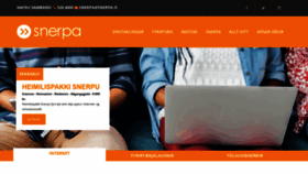 What Snerpa.is website looked like in 2022 (2 years ago)