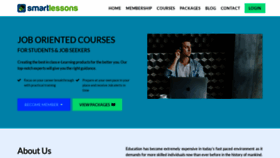 What Smartlessons.com website looked like in 2022 (1 year ago)