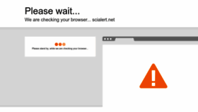What Scialert.net website looked like in 2022 (2 years ago)