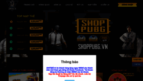 What Shoppubg.vn website looked like in 2022 (1 year ago)