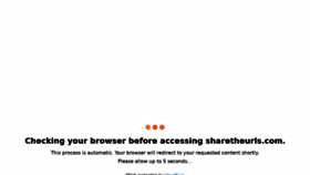 What Sharetheurls.com website looked like in 2022 (1 year ago)