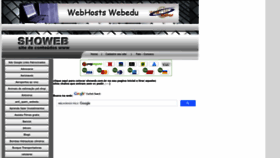 What Showeb.com.br website looked like in 2022 (1 year ago)