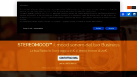 What Stereomood.com website looked like in 2022 (1 year ago)