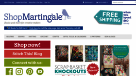 What Shopmartingale.com website looked like in 2022 (1 year ago)