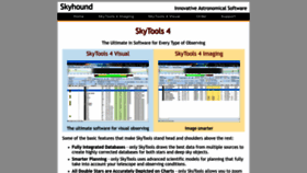 What Skyhound.com website looked like in 2022 (1 year ago)