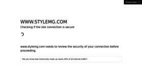 What Stylemg.com website looked like in 2022 (1 year ago)