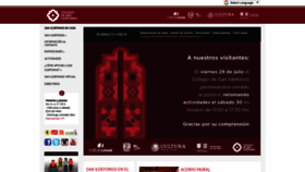 What Sanildefonso.org.mx website looked like in 2022 (1 year ago)