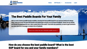 What Standuppaddleboardsreview.com website looked like in 2022 (1 year ago)