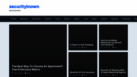 What Securityinown.com website looked like in 2022 (1 year ago)