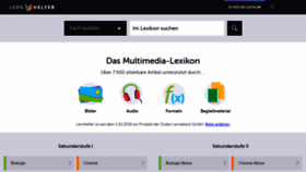 What Schuelerlexikon.de website looked like in 2022 (1 year ago)