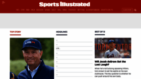 What Sportsillustrated.com website looked like in 2022 (1 year ago)