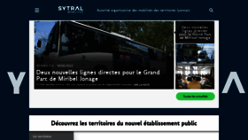What Sytral.fr website looked like in 2022 (1 year ago)