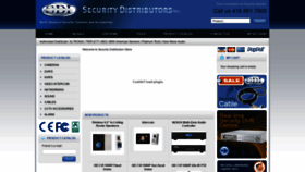 What Securitydistributors.ca website looked like in 2022 (1 year ago)