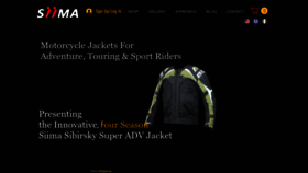What Siimajackets.com website looked like in 2022 (1 year ago)