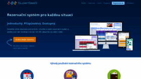 What Supersaas.cz website looked like in 2022 (1 year ago)