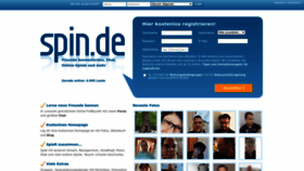 What Spinchat.de website looked like in 2022 (1 year ago)