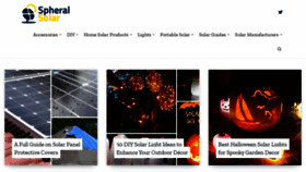 What Spheralsolar.com website looked like in 2022 (1 year ago)