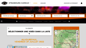 What Strasbourgcurieux.com website looked like in 2022 (1 year ago)