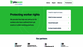 What Safer-jobs.com website looked like in 2022 (1 year ago)