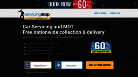 What Servicingstop.co.uk website looked like in 2022 (1 year ago)