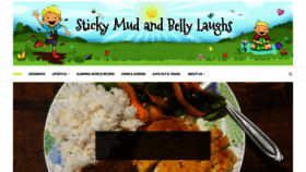 What Stickymudandbellylaughs.com website looked like in 2022 (1 year ago)