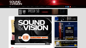 What Soundandvisionmag.com website looked like in 2022 (1 year ago)