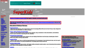 What Superkids.com website looked like in 2022 (1 year ago)