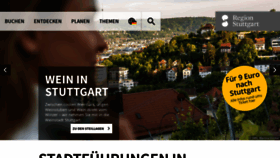 What Stuttgart-tourist.de website looked like in 2022 (4 years ago)