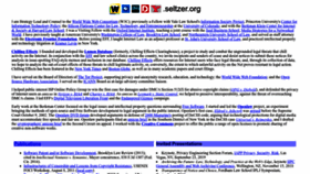 What Seltzer.org website looked like in 2022 (1 year ago)