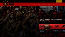 What Sportrecife.com.br website looked like in 2022 (1 year ago)