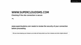 What Supercloudsms.com website looked like in 2022 (1 year ago)