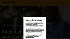 What Schramberg.de website looked like in 2022 (1 year ago)
