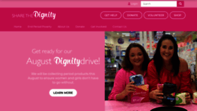 What Sharethedignity.org.au website looked like in 2022 (1 year ago)