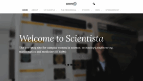 What Scientistafoundation.com website looked like in 2022 (1 year ago)