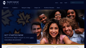 What Southcentral.edu website looked like in 2022 (1 year ago)