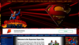 What Supermansupersite.com website looked like in 2022 (1 year ago)