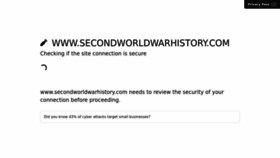 What Secondworldwarhistory.com website looked like in 2022 (2 years ago)