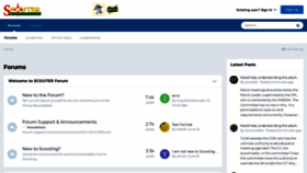 What Scouter.com website looked like in 2022 (2 years ago)