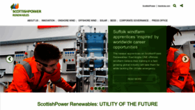 What Scottishpowerrenewables.com website looked like in 2022 (1 year ago)