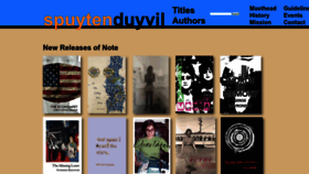 What Spuytenduyvil.net website looked like in 2022 (1 year ago)