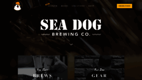 What Seadogbrewing.com website looked like in 2022 (1 year ago)