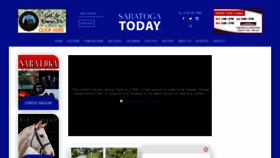 What Saratogatodaynewspaper.com website looked like in 2022 (1 year ago)