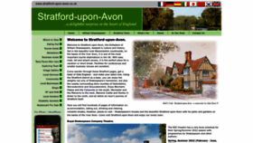 What Stratford-upon-avon.co.uk website looked like in 2022 (3 years ago)