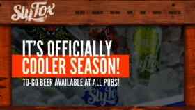 What Slyfoxbeer.com website looked like in 2022 (2 years ago)