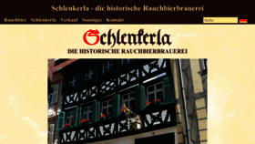 What Schlenkerla.de website looked like in 2022 (1 year ago)
