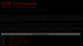 What S100computers.com website looked like in 2022 (1 year ago)